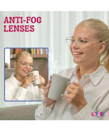 Stylish Blue Light Glasses for Women - Heart Shaped Gold Frame Blocking Blue Light for Screens Ideal for Computer Phone TV & Gaming - Buy Online on GoSupps.com