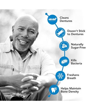 Buy Active Denture Chewing Gum - Fresh Breath & Comfort for Denture Wearers | International Shipping Available - Buy Online on GoSupps.com