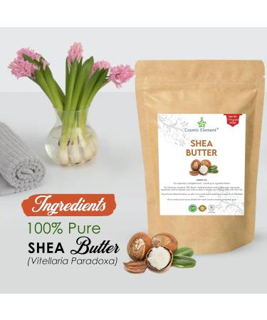 Unrefined African Shea Butter - 100% Pure Ivory Body Butter for Dry Skin - Moisturizing & Soothing - 4 Oz for DIY Whipped Body Butters - Buy Online on GoSupps.com