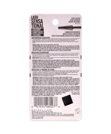 Maybelline Lash Sensational Luscious Waterproof Mascara - Very Black 0.3 fl. oz - Buy Online on GoSupps.com