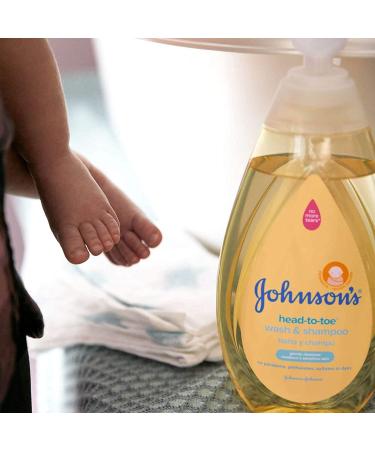 Johnson's Head-to-Toe Baby Wash & Shampoo, 3 Pack - Sulfate, Paraben, Phthalate & Dye-Free, Hypoallergenic Formula for Sensitive Skin, 16.9 fl. Oz (Amazon Exclusive) - Buy Online on GoSupps.com