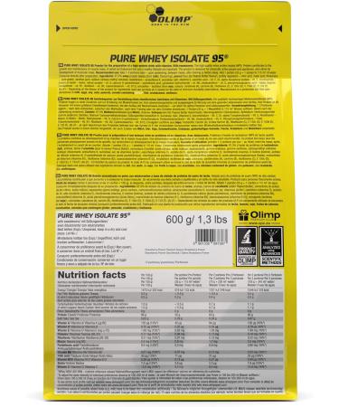 Olimp Pure Whey Isolate 95 Protein Powder | Premium Strawberry 600g - Supports Muscle Building Rich in Amino Acids & Vitamins - Buy Online on GoSupps.com