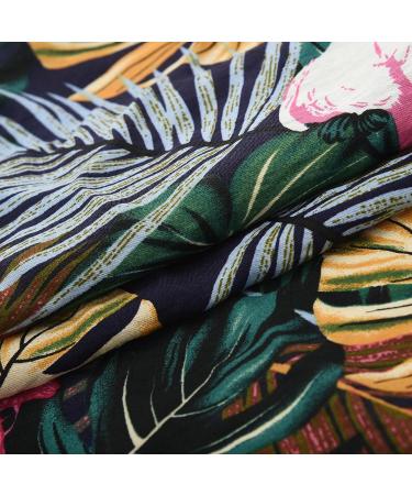 LOVEELY Men's Casual Hawaii Shirt & Beach Shorts Set - Blue 5XL - Buy Online on GoSupps.com