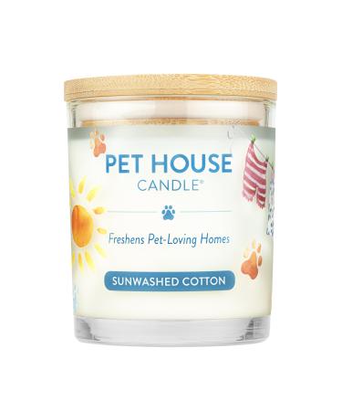 One for all pet house candles-100% soy wax candle-pet-free disposal for at home-non-toxic and environmentally friendly fragrance candles (1 piece sun-washed cotton) Sunwashed cotton - Buy Online on GoSupps.com