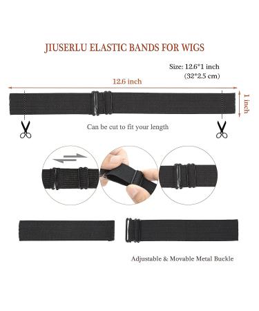 10PCS Adjustable Elastic Bands for Wig - Wig Bands for Making Wigs - Wig Straps for Sewing - 1 x 12 Inch - Buy Online on GoSupps.com