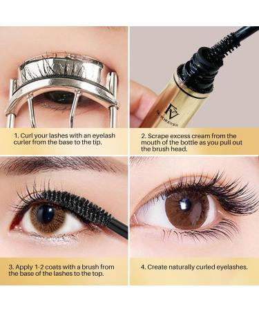Black FV Mascara Intense Volume and Length Long Lasting and Waterproof False Eyelash Effect No Clumping Cruelty-Free - Buy Online on GoSupps.com