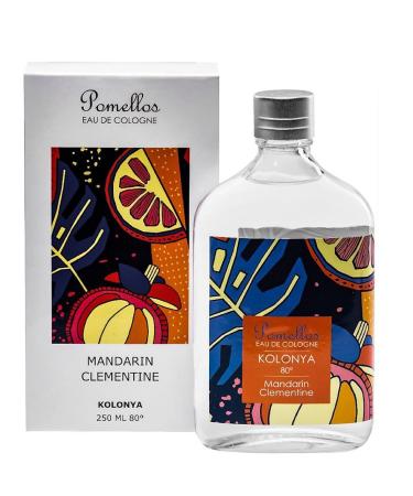 Pomellos Eau de Cologne by eeose (Mandarin Clementine 250ml) Mandarin Clementine 8.5 Fl Oz (Pack of 1)