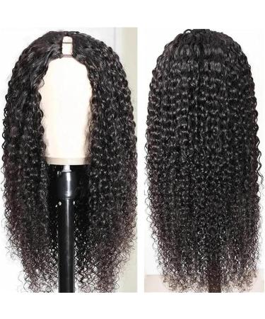Wigs U Part Wig Kinky Curly Wigs for Black Women 10-26 inch Human Hair U Shape Clip in Wigs Curly U Part Remy Human Hair Extension Hair Extensions (Size : 10inches) - Buy Online on GoSupps.com