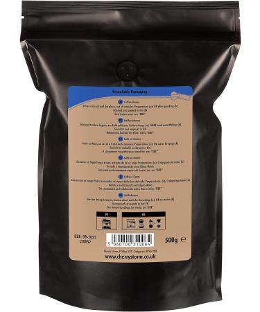 Cherry Storm - Sparkling Water Decaf - Decaffeinated Coffee Beans - 500g - 100% Arabica - Buy Online on GoSupps.com