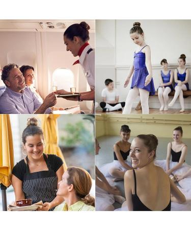 KKTOCHVC Women Bun Dancer Hair Net (5pcs) - Black Lace Elastic Band Bun Cover - Buy Online on GoSupps.com