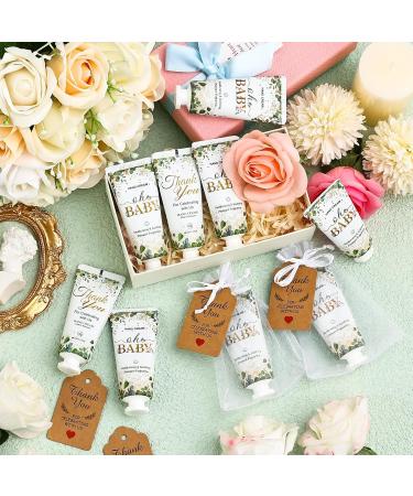 50 Sets Baby Shower Hand Cream Bulk Gifts | Bridal Shower & Baby Shower Favors with Thank You Cards & Organza Bags | Perfect Thank You Gifts for Women & Coworkers - Buy Online on GoSupps.com