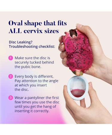 Reusable Silicone Menstrual Disc - Comfortable Easy to Use & Clean | International Shipping Available - Buy Online on GoSupps.com