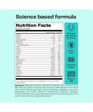 KEY NUTRIENTS Electrolytes Powder No Sugar - Juicy Strawberry Lemonade Electrolyte Powder - Hydration Powder - No Calories Gluten Free Keto Electrolytes Powder - 90 Servings - Made in USA Strawberry Lemonade Electrolytes 9  - Buy Online on GoSupps.com