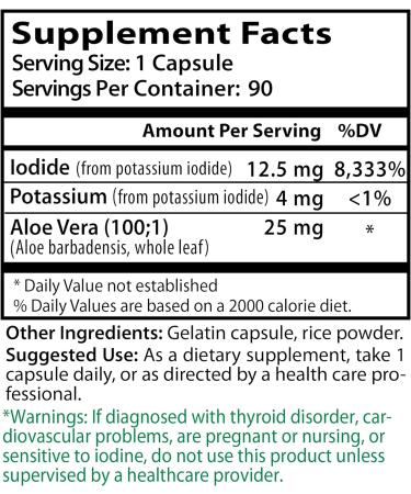 High Potency Potassium Iodide Iodine | Essential for Thyroid Health | Buy Now - Buy Online on GoSupps.com