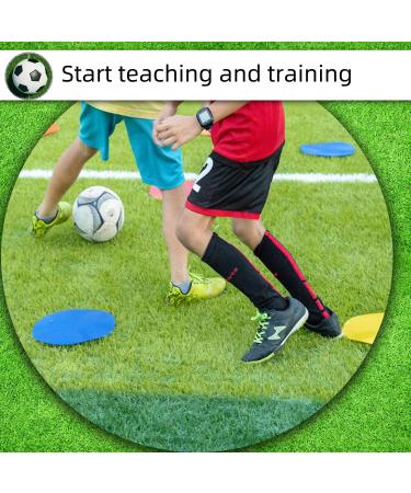 Non-Slip Rubber Spot Markers 10 Inch - Set of 12 for Football & Basketball Training - Buy Online on GoSupps.com
