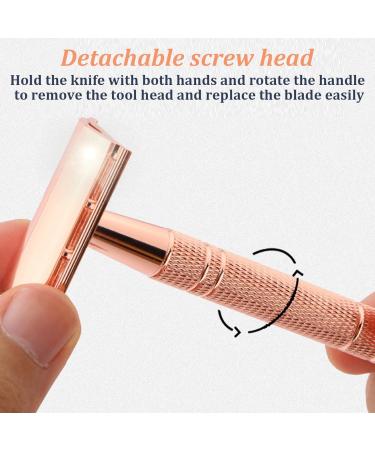 Premium Stainless Steel Double Edge Safety Razor for Men | Close Smooth Shave - Inslink Razor - Buy Online on GoSupps.com