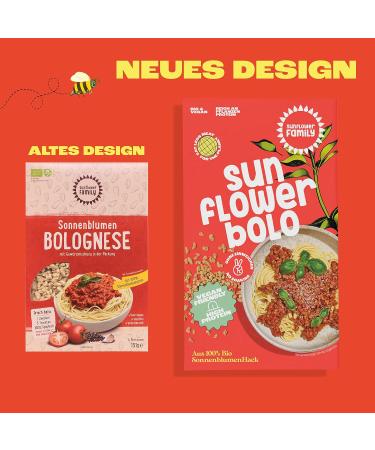 Buy Organic Sunflower Bolognese Meat with Spice Mix - 131g (Pack of 2) | Healthy Vegan Alternative - International Shipping Available - Buy Online on GoSupps.com