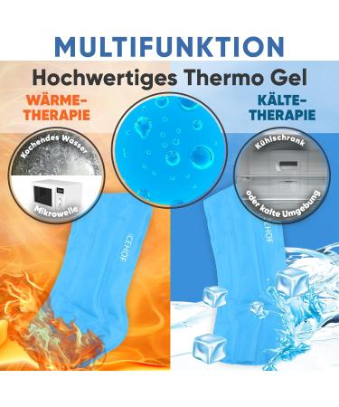 IceHOF Cooling Gaiters for Horses | 4-Piece Set with Removable Cooling Packs & Washable Bandage | Comfortable & Protective Gaiter - Buy Online on GoSupps.com
