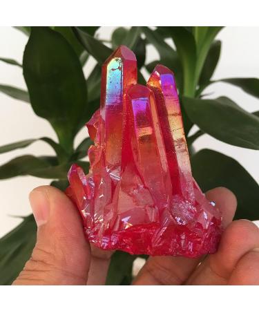 Natural Red Quartz Cluster GemMineral Specimen Stone Obelisk - Buy Online on GoSupps.com