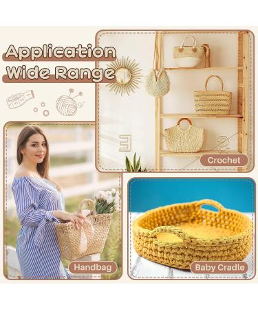 Wooden Crochet Bag Bottoms - 2 Piece Oval Wood Base for DIY Basket Weaving and Purse Making | 11.81 x 7.68 x 0.1 Inch - Buy Online on GoSupps.com