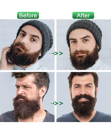 Natural Mint Beard Wash & Conditioner Kit (17oz) - Father's Day Gifts for Men - Beard Shampoo Set with Oil for Cleanse, Smooth & Strengthen - Buy Online on GoSupps.com