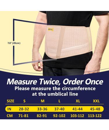 URIEL Abdominal Belt - Post-Surgery Support for Men & Women | XL Abdominal Binder for Belly Support Tummy Tuck & Obesity Relief - Buy Online on GoSupps.com