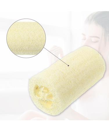 VOCOSTE Natural Loofah Sponge Set - 3 Pcs Exfoliating Body Shower Sponge | Gentle Cleanse & Soft Beige Color | Ideal for All Skin Types - Buy Online on GoSupps.com
