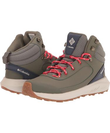 Columbia Trailstorm Peak Mid Hiking Shoe 7.5 - Stone Green/Nocturnal - Buy Online on GoSupps.com