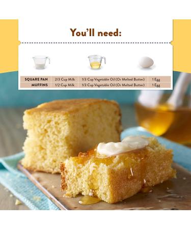 Krusteaz Honey Cornbread and Muffin Mix - 15 OZ (Pack of 12) | No Artificial Colors, Flavors, or Preservatives - Buy Online on GoSupps.com