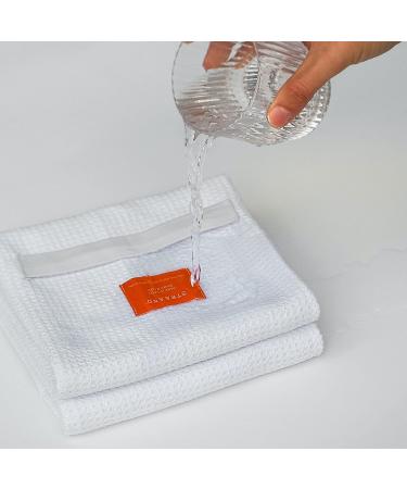 Waffle Weave Microfiber Hair Towel - Fast Drying & Anti Frizz - Gentle on Scalp - Highly-Absorbent - 37in x 32in - For All Hair Types - Buy Online on GoSupps.com