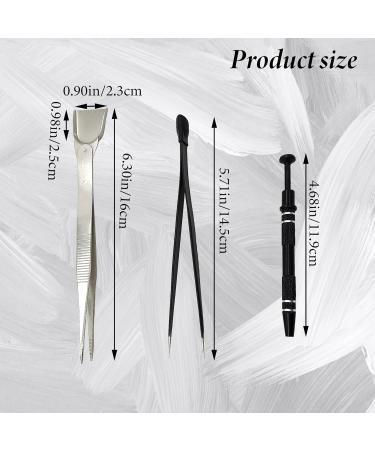 LIANCHEN 3 Pieces Stainless Steel Tweezers Kit Tweezers Tip Jewellery Pick Up Tool Multifunctional Tweezers Jewellery Pick Up Tool for Nail Art Jewellery Making DIY Small Objects - Buy Online on GoSupps.com