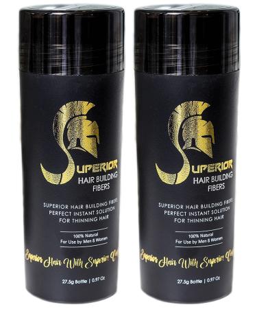 Natural Keratin Hair Fibers for Thinning Hair - Dark Brown 27.5g - Hair Loss Concealer for Men & Women - Buy Online on GoSupps.com