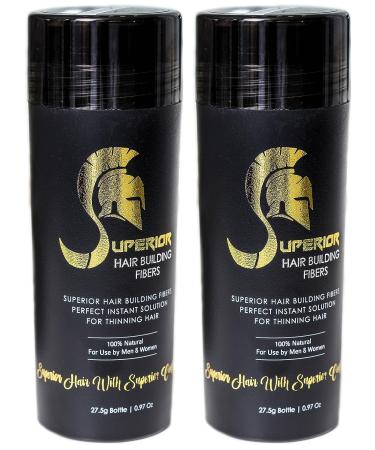 Natural & Undetectable Keratin Hair Fibers - Hair Loss Concealer - 27.5g Thinning Hair Powder - Instant Bald Spots Coverage - Buy Online on GoSupps.com