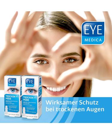 Buy Eyemedica Gel Eye Drops - 0.3% Hyaluron for Dry & Tired Eyes | Long-Lasting Hydration | 2 x 10ml Pack - International Shipping Available - Buy Online on GoSupps.com