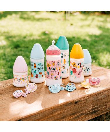 Buy SUAVINEX Silicone Picnic Blue Pacifiers for 6-18 Months - Pack of 2 | International Shipping Available - Buy Online on GoSupps.com