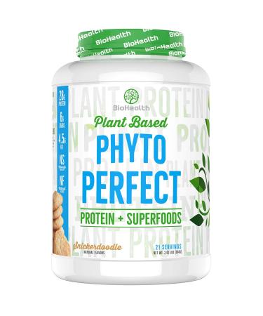 Phyto Perfect Snickerdoodle (2lb) | Vegan Protein Plus Superfoods | Protein Plus Organic Veggies and Organic Fruits