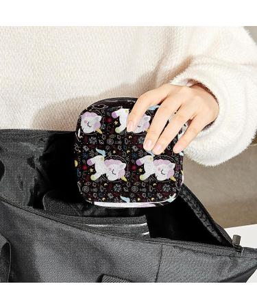 Anna Cowper Galaxy Unicorn Horse Astronaur Spaces Planet Sanitary Napkin Storage Bag Feminine Menstrual Cup Pouches Nursing Pad Holder Tampon Bags Portable Period Bag for Women Teen Girls 1Pcs Multi-colored 18 - Buy Online on GoSupps.com
