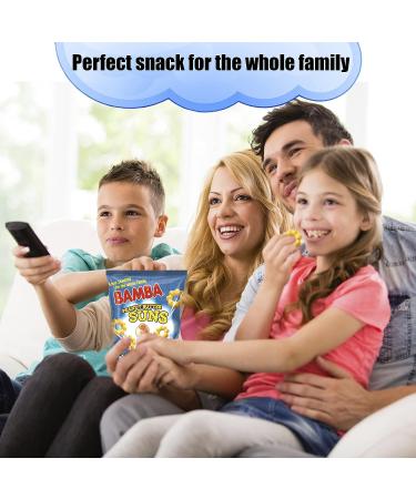 Bamba Peanut Butter Suns Snacks - All Natural Corn Puffs (2 pack - 4oz Bags) - Buy Online on GoSupps.com