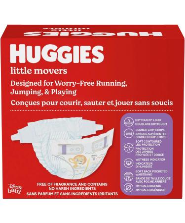 Huggies Little Movers Baby Diapers Size 4 Mega Colossal 120 Ct Size 4 (120 Count) - Buy Online on GoSupps.com