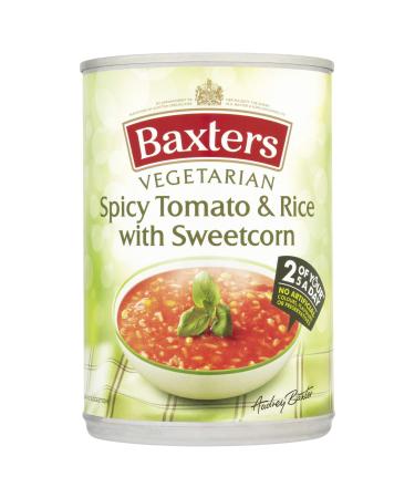 Baxters Baxters Sweet Corn Soup Tomato & Rice Spiced 400g