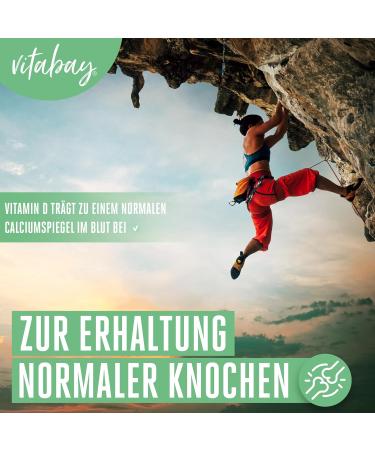 VITABAY Vitamin D3 20000 I.E. - 120 Vegan Tablets for Immune Support & Bone Health - High Dose Vitamin D Capsules - Buy Online on GoSupps.com