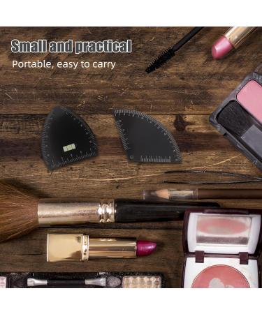 Outil de mise en forme des sourcils en 3 pi ces : gabarit de mesure pour le tra age des sourcils - Guide de mesure pour une utilisation rapide en salon (dessin noir) - Buy Online on GoSupps.com