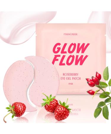 Glow Flow Roseberry Hydrating Under Eye Care for Dark Circles (3EA Eye gel patch)