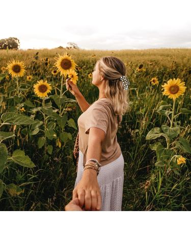 2 Packs Vintage Black/White Checker Hair Claw Clips - Acrylic Banana Barrettes for Women and Girls - French Style Tortoise Shell Grip Pins - Ideal for Thick and Thin Hair - Buy Online on GoSupps.com