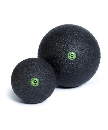 Blackroll Ball Set massage balls for self-massage fitness massage devices for effective training Blackroll Set: Ball 08 and Ball 12 made in Germany black set (8 cm + 12 cm)
