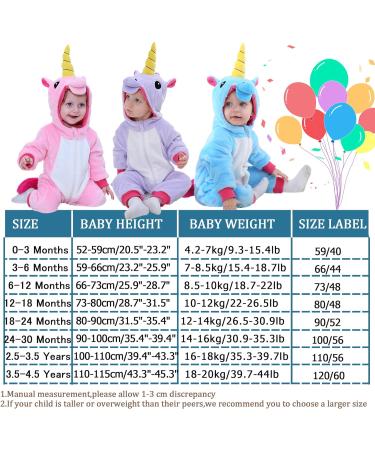 Doladola Baby Unicorn Flannel Romper | Toddler's Jumpsuit 18-24 Months | Blue - Buy Online on GoSupps.com