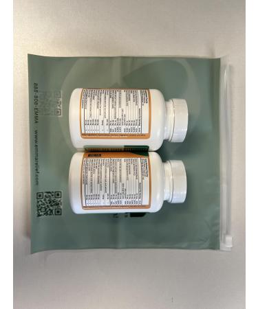 Emma Gut Health - 2 Pack | Gas & Bloating Relief Constipation Aid Leaky Gut Repair - Probiotics & Laxative Alternative - 120 Capsules - Buy Online on GoSupps.com