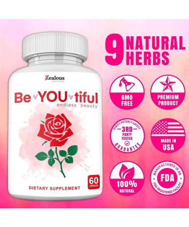 Female Enhancement Pills 10X RX Vitality Blend with Hormone Balance - Drive Booster, Desire Effects & Energy for Women - Natural Panax Ginseng, Muira Puama, Mucuna Pruriens - 60 Caps - Buy Online on GoSupps.com