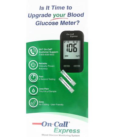 On Call Express Blood Glucose Test Strips - 200 Count Value Bundle (4 Boxes of 50) - Buy Online on GoSupps.com