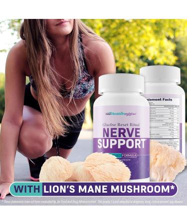 Gluc0se Reset Ritual Nerve Support Supplement - Our Best Neuropathy Support Supplement - B12 Nerve Health Vitamins - B12 Vitamins for Nerve System - Nervous System Vitamin B Complex for Nerve Damage - Buy Online on GoSupps.com